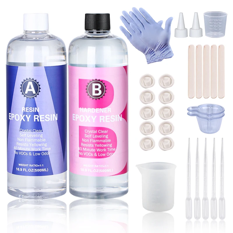 Resin Art Ratio - Kit Resin Epoksi Jernih Perlengkapan Resin