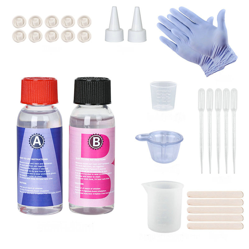 Resin Art Ratio - Kit Resin epoksi 100g 1:1 kilau