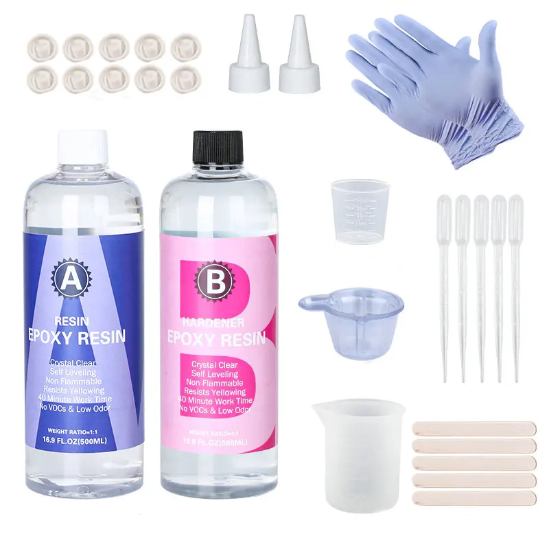 Resin Art Ratio - Easy Mix 1:1 Resin mengkilap tinggi