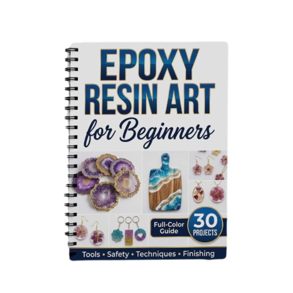 Resin Art Guide Book - Buku Panduan Seni Resin Epoxy Langkah-demi-Langkah