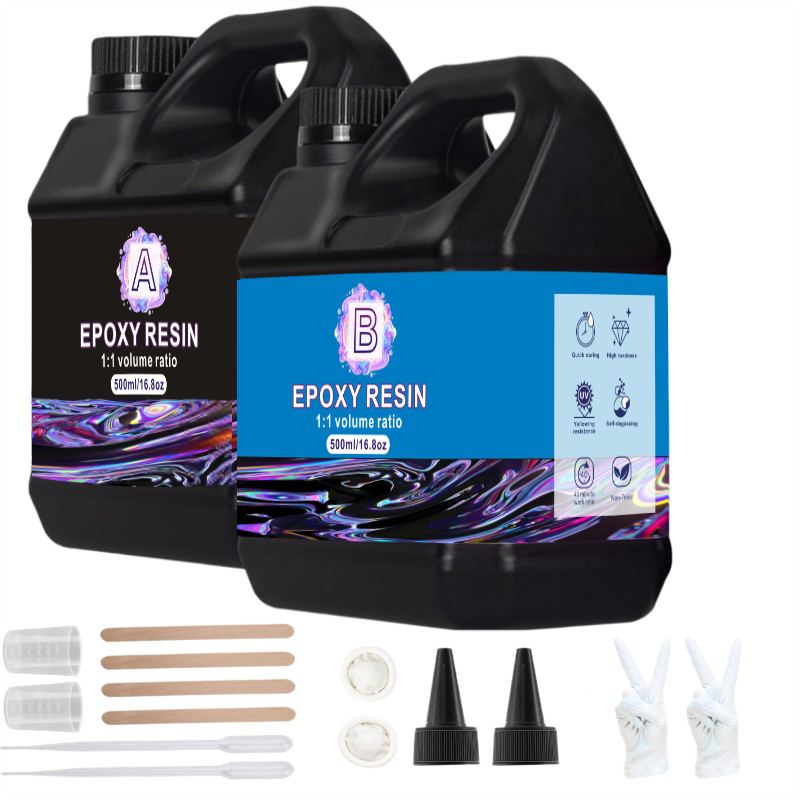 Resin Art Ratio - Resin Epoksi Jernih Rasio Perekat AB