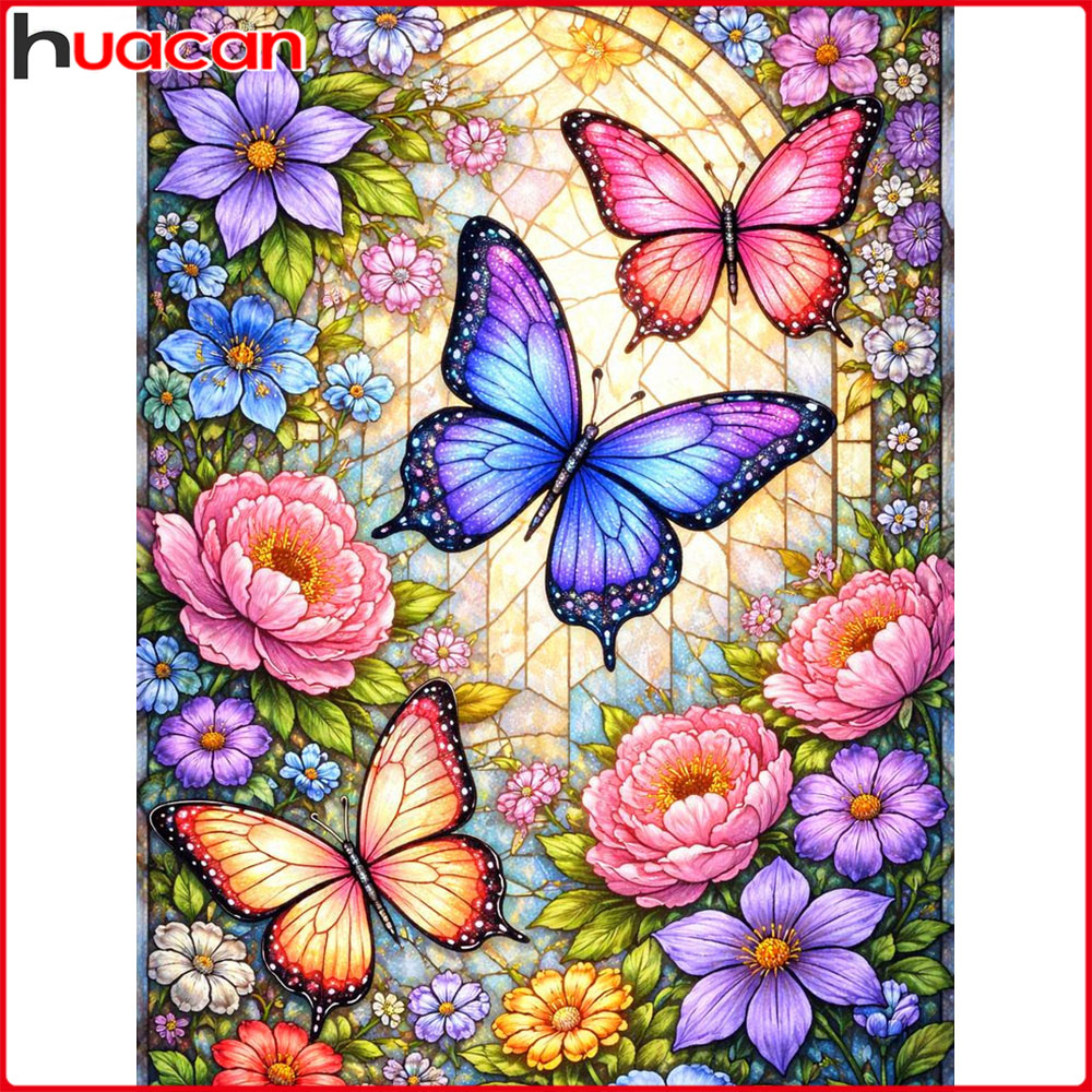 Resin Art Kit For Beginners - Huacan Lukisan Berlian Bulat Persegi Penuh