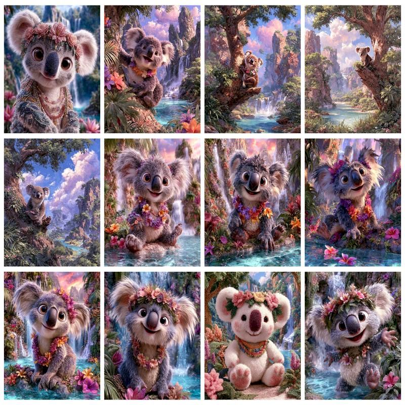 Resin Art Kit For Beginners - CHENISTORY Koala 5d Diamond Painting Kits