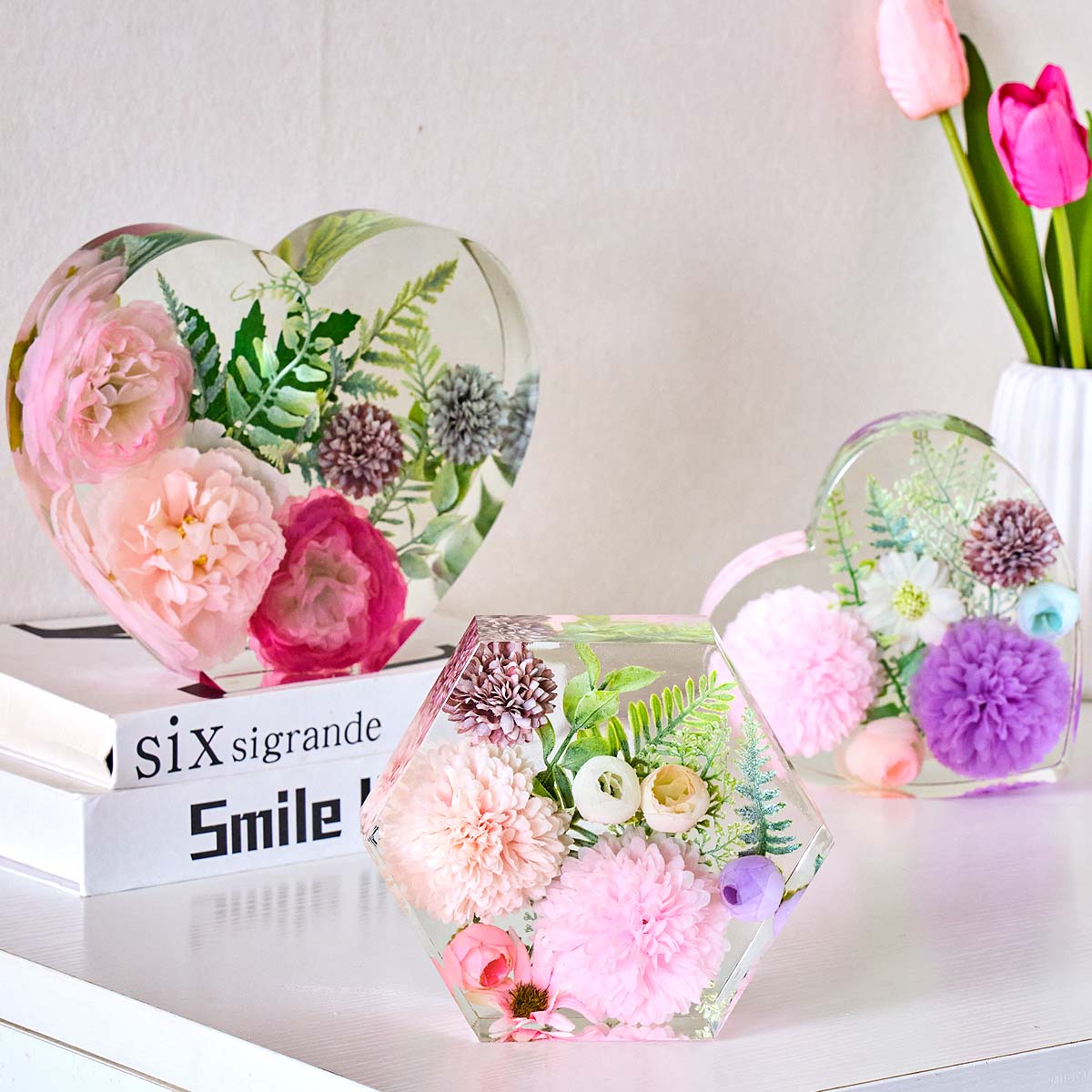 Cetakan Silikon Hati Besar DIY - Resin Art Mould ulasan dan harga