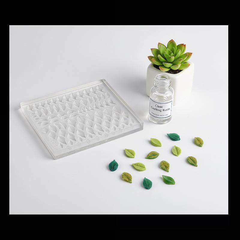 Cetakan Silikon Daun Miniatur  - Resin Art And Jewelry ulasan dan harga