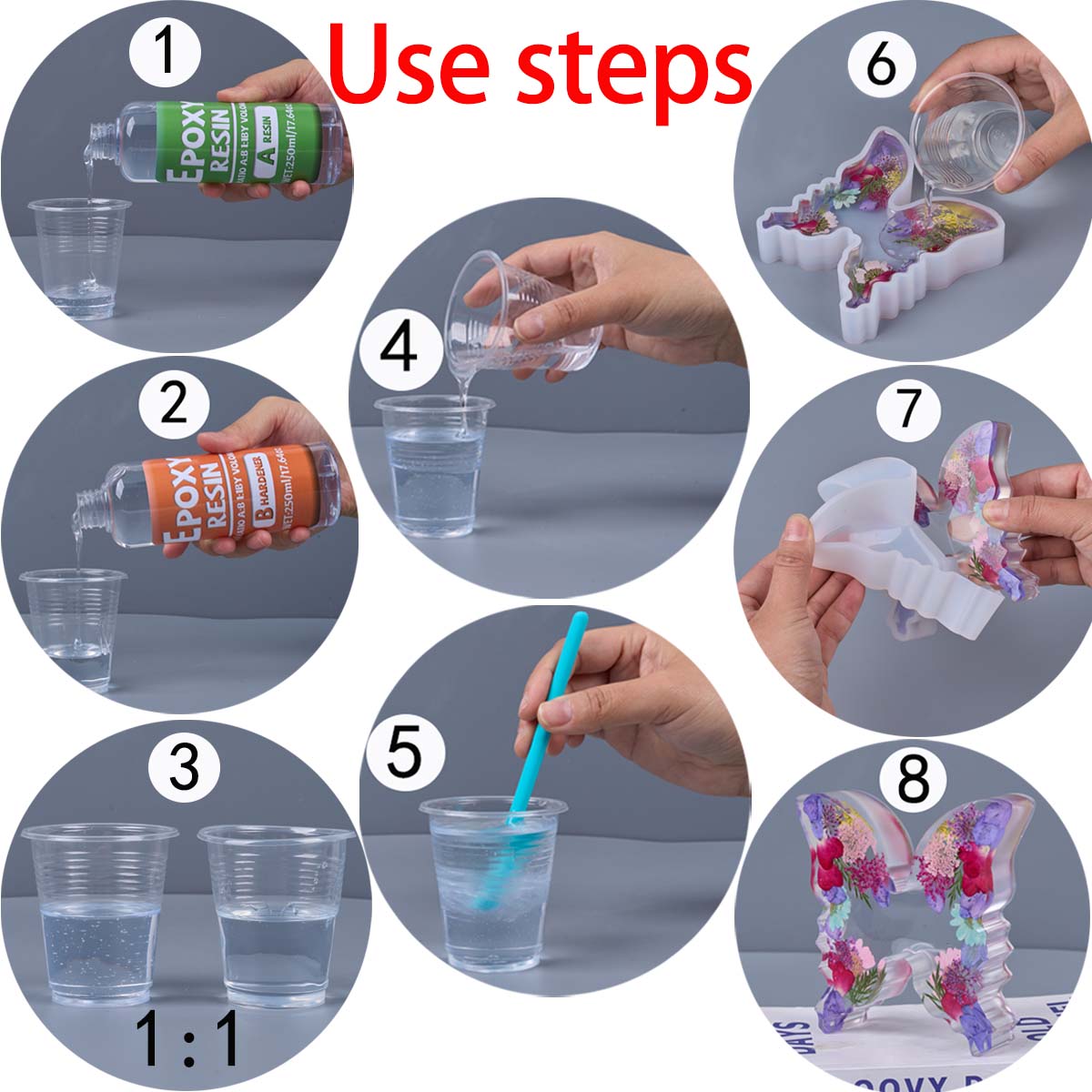 Kit Resin Epoksi Rasio 1:1 Ant - Resin Art Ratio ulasan dan harga