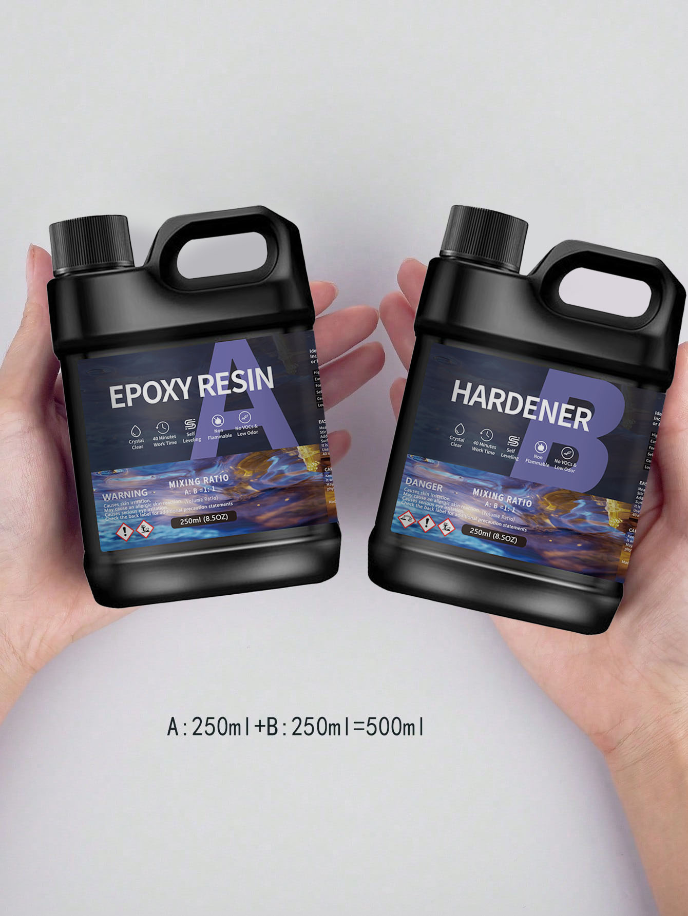 Kit Resin Epoxy Profesional AB - Resin Art Ratio ulasan dan harga