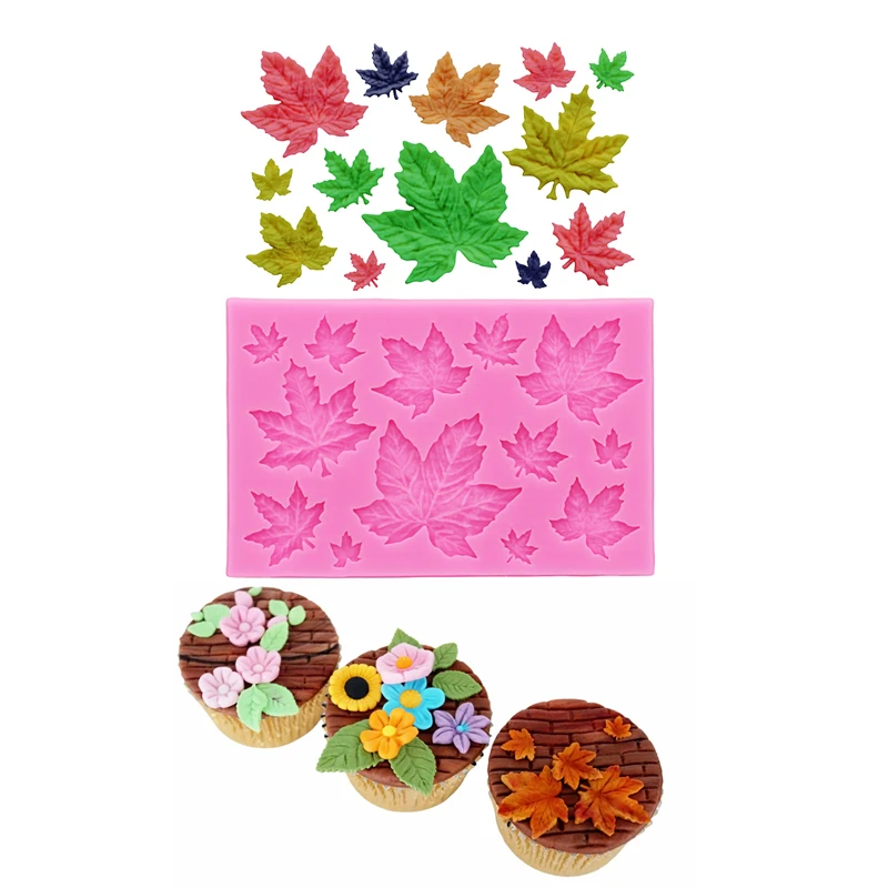 Gj-61 DIY daun maple cetakan s - Resin Art Mould ulasan dan harga
