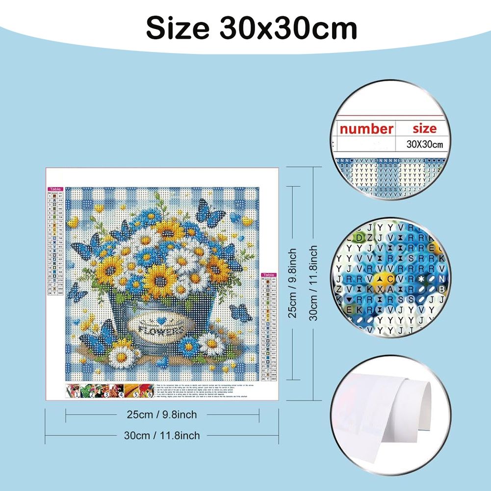 Poster Mosaik Lukisan Berlian  - Resin Art Guide Book ulasan dan harga
