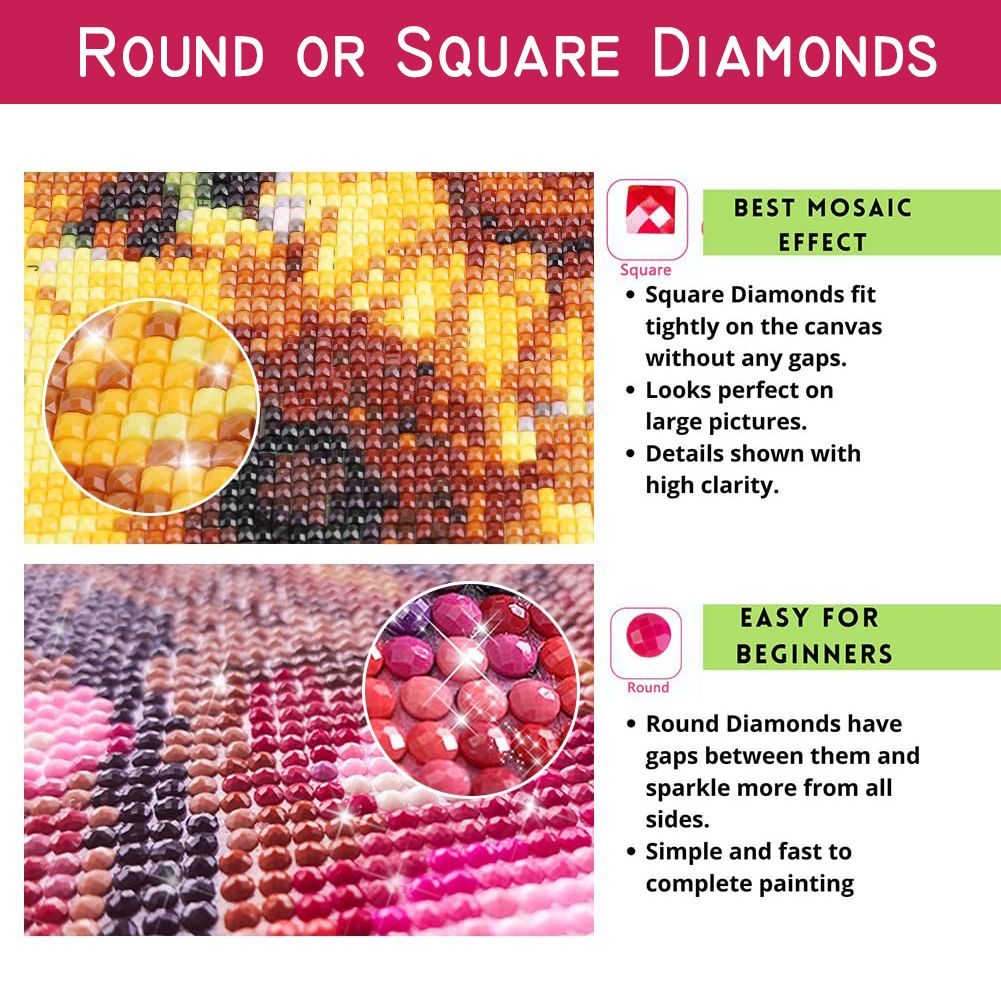 Poster Mosaik Lukisan Berlian  - Resin Art Guide Book ulasan dan harga