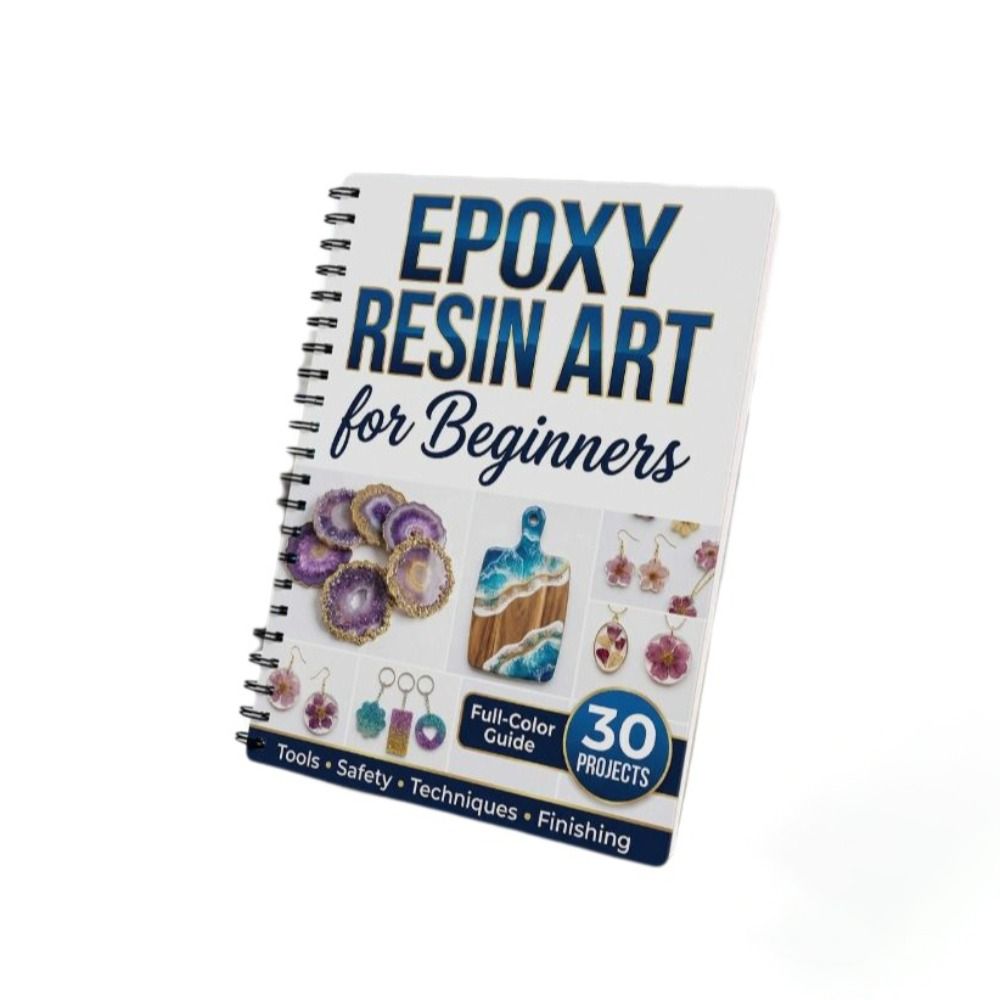 Buku Panduan Seni Resin Epoxy  - Resin Art Guide Book ulasan dan harga