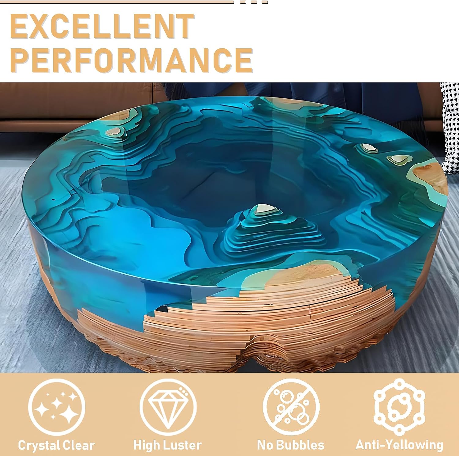 17.6oz/33.8oz Resin Epoksi AB  - Resin Art And Jewelry ulasan dan harga