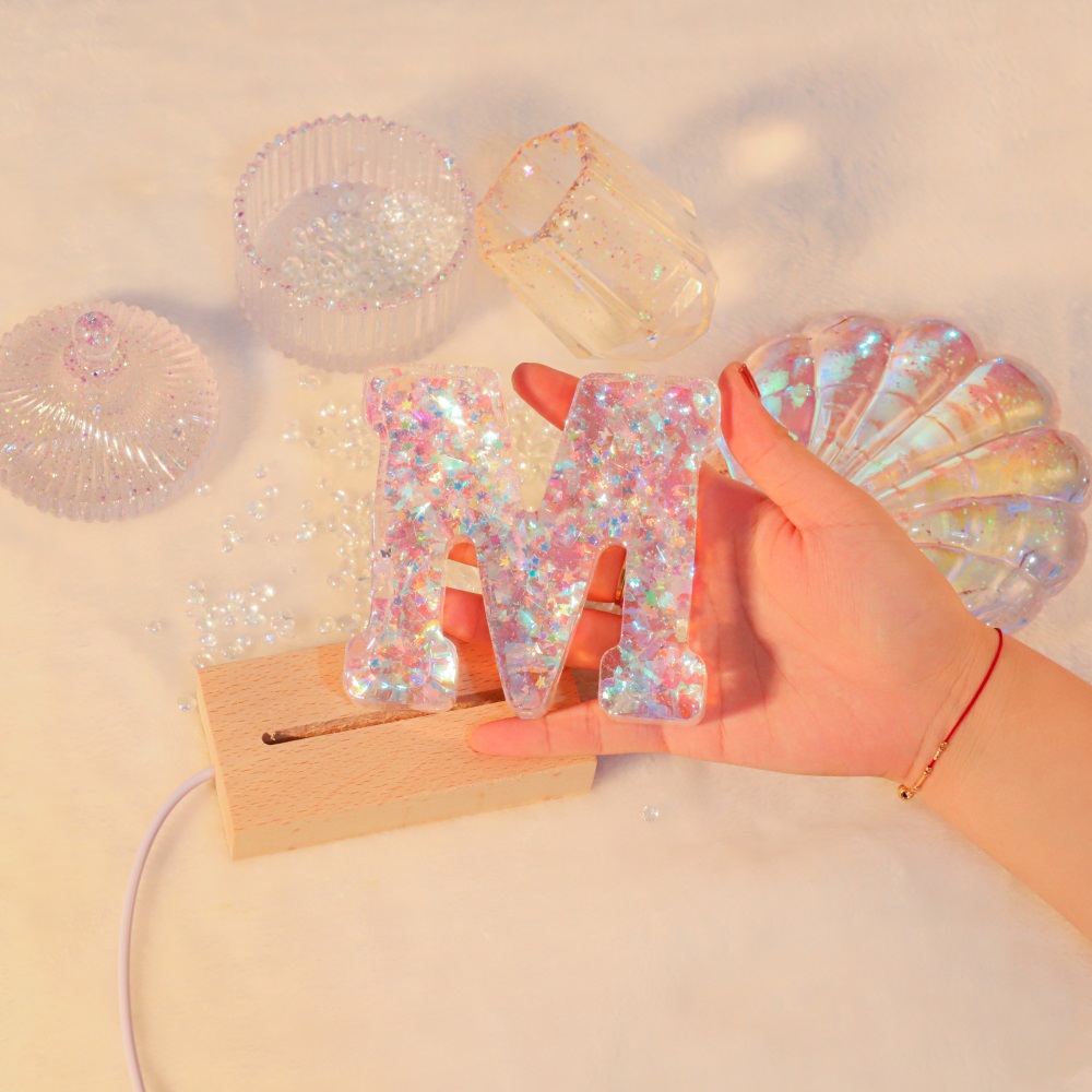 Cetakan silikon huruf A sampai - Resin Art Kit For Beginners ulasan dan harga