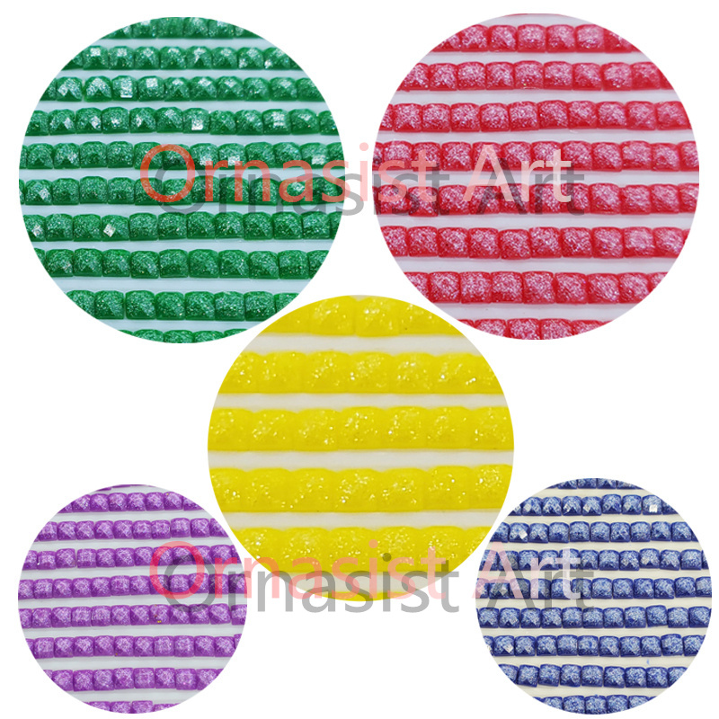 100% DIY Kit Lukisan Berlian B - Resin Art Wallpaper ulasan dan harga