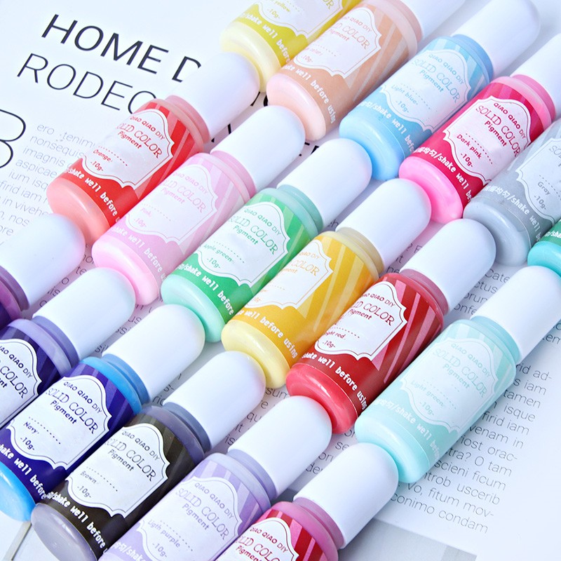 Pigmen cair 18 warna cerah unt - Resin Art And Jewelry ulasan dan harga