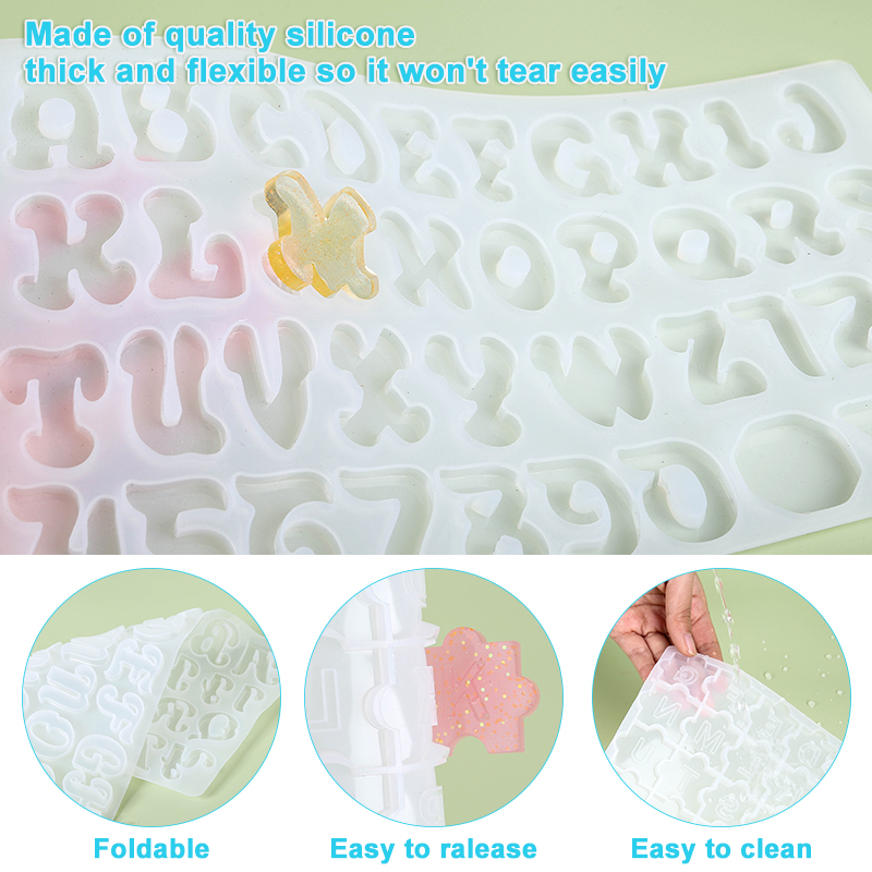 Alfabet Gantungan Kunci Cetaka - Resin Art Kit For Beginners ulasan dan harga