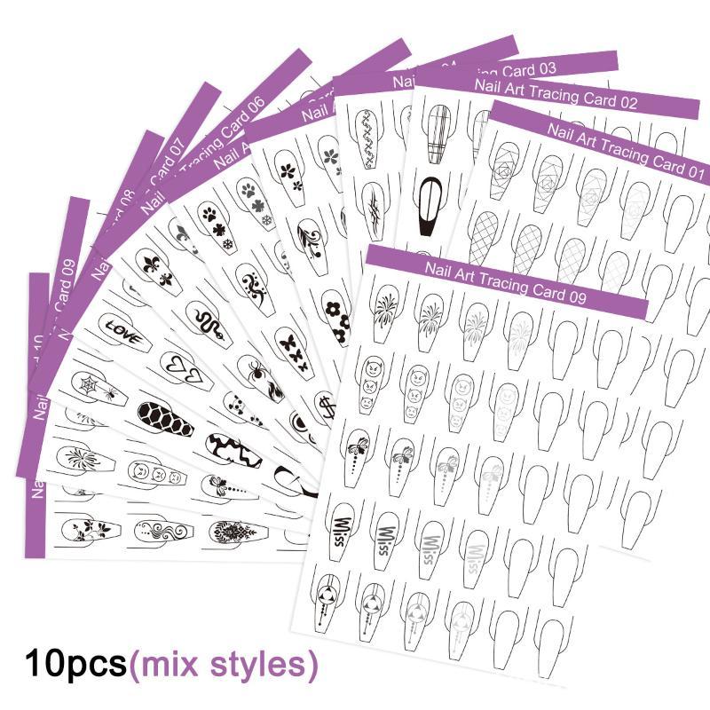 10 Buah Kertas Latihan Garis S - Resin Art Guide Book ulasan dan harga
