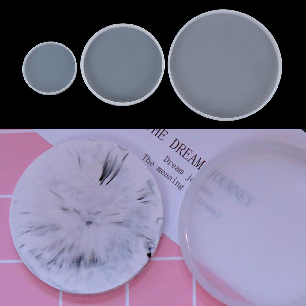 Cetakan Resin Epoxy Bulat untu - Resin Art Coasters ulasan dan harga