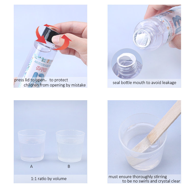 1:1 Jelas Epoksi Resin Kristal - Resin Art And Jewelry ulasan dan harga
