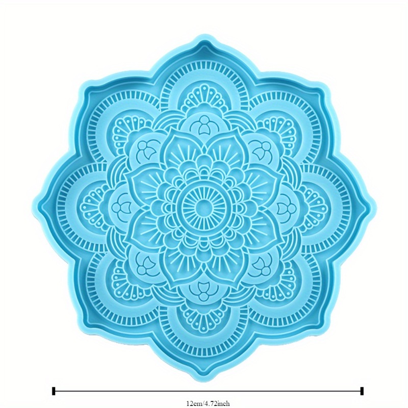 Mandala Coaster cetakan siliko - Resin Art Mould ulasan dan harga