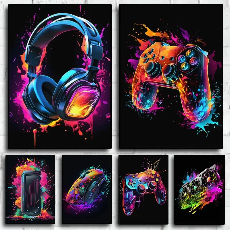 Poster Karakter Video Game Pop - Resin Art Video ulasan dan harga