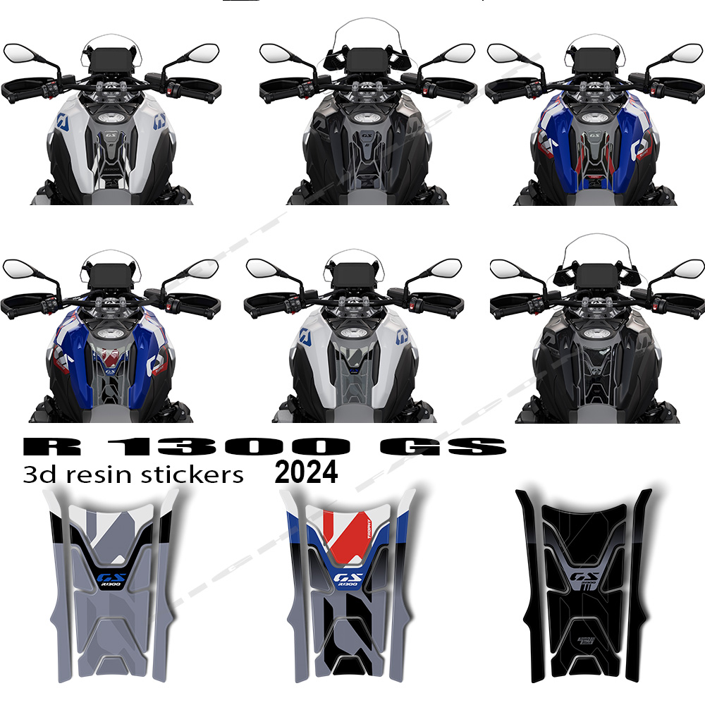 Untuk BMW R 1300 GS Triple Bla - Resin Art Sticker ulasan dan harga