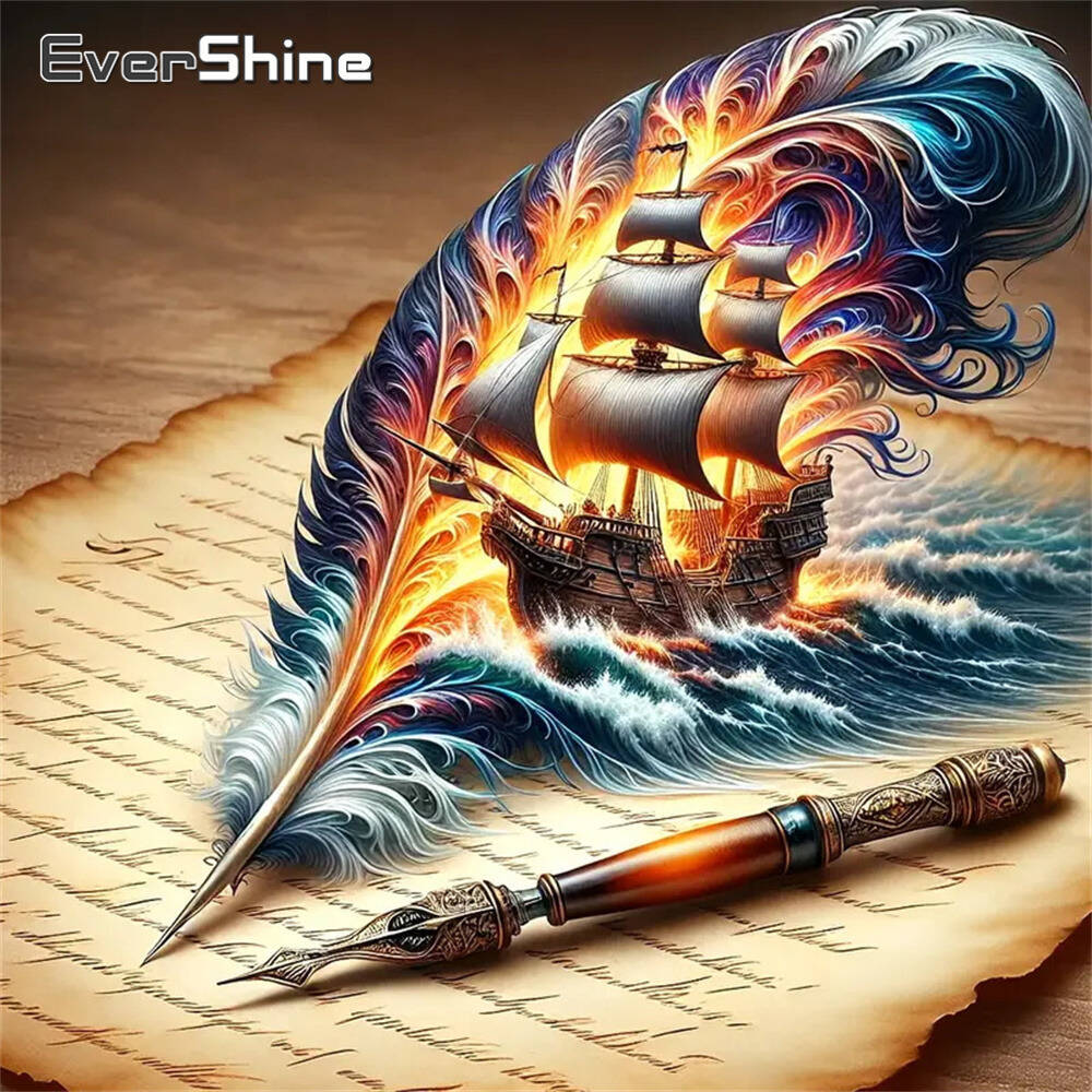 Evershine Lukisan Berlian Anji - Resin Art Wallpaper ulasan dan harga