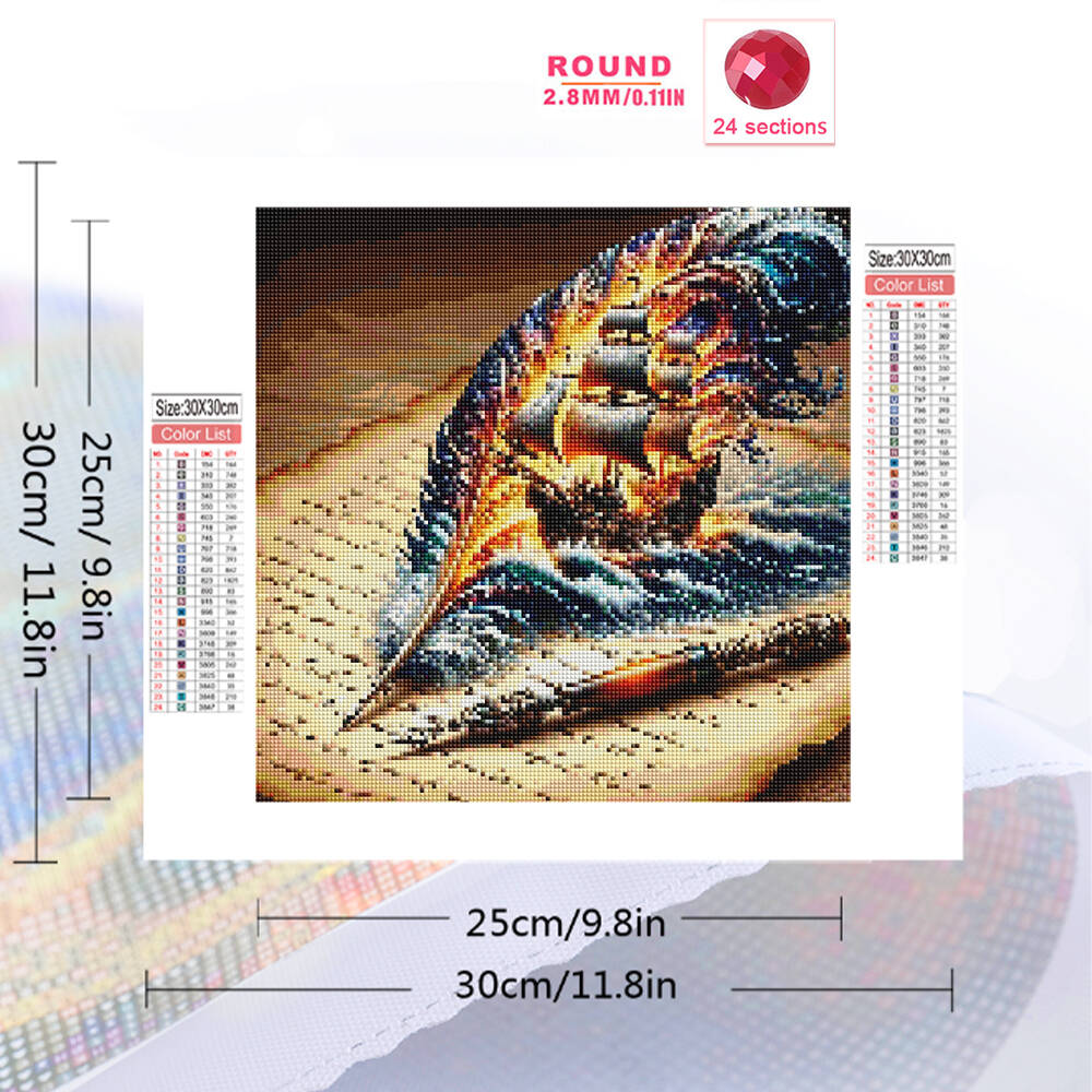 Evershine Lukisan Berlian Anji - Resin Art Wallpaper ulasan dan harga