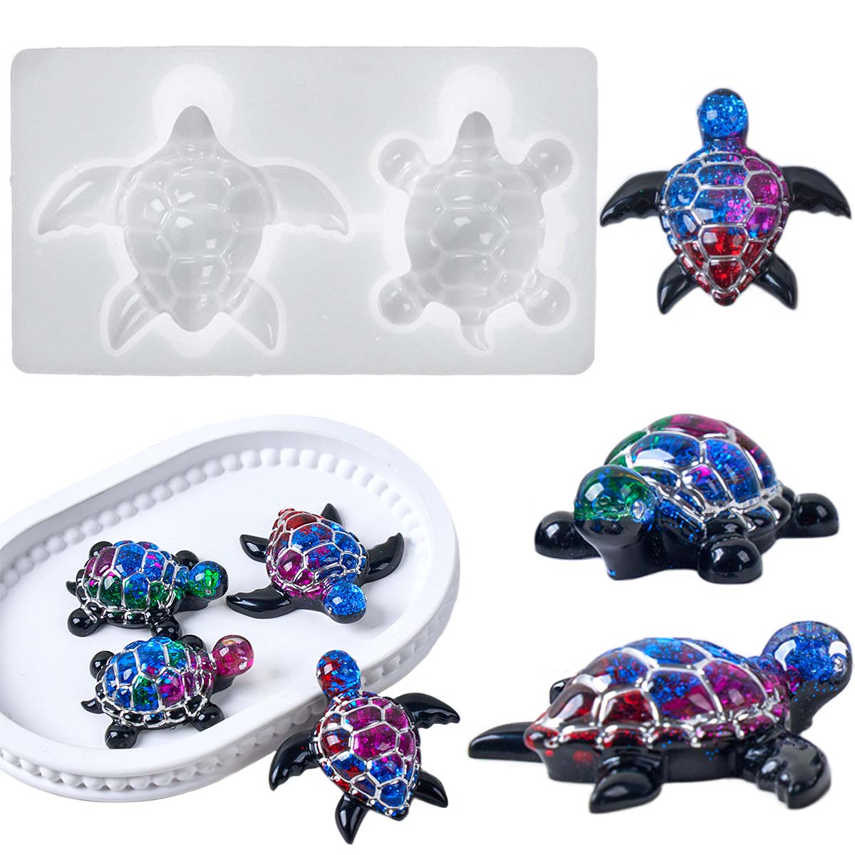 Cetakan Silikon Gantungan Kunc - Resin Art Mould ulasan dan harga