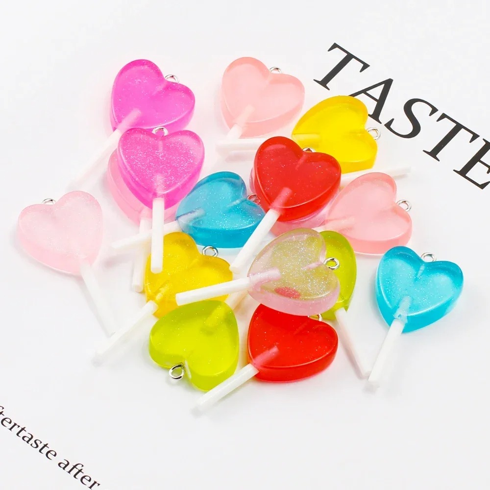 10Pcs Gantungan Resin Permen L - Resin Art And Deco ulasan dan harga