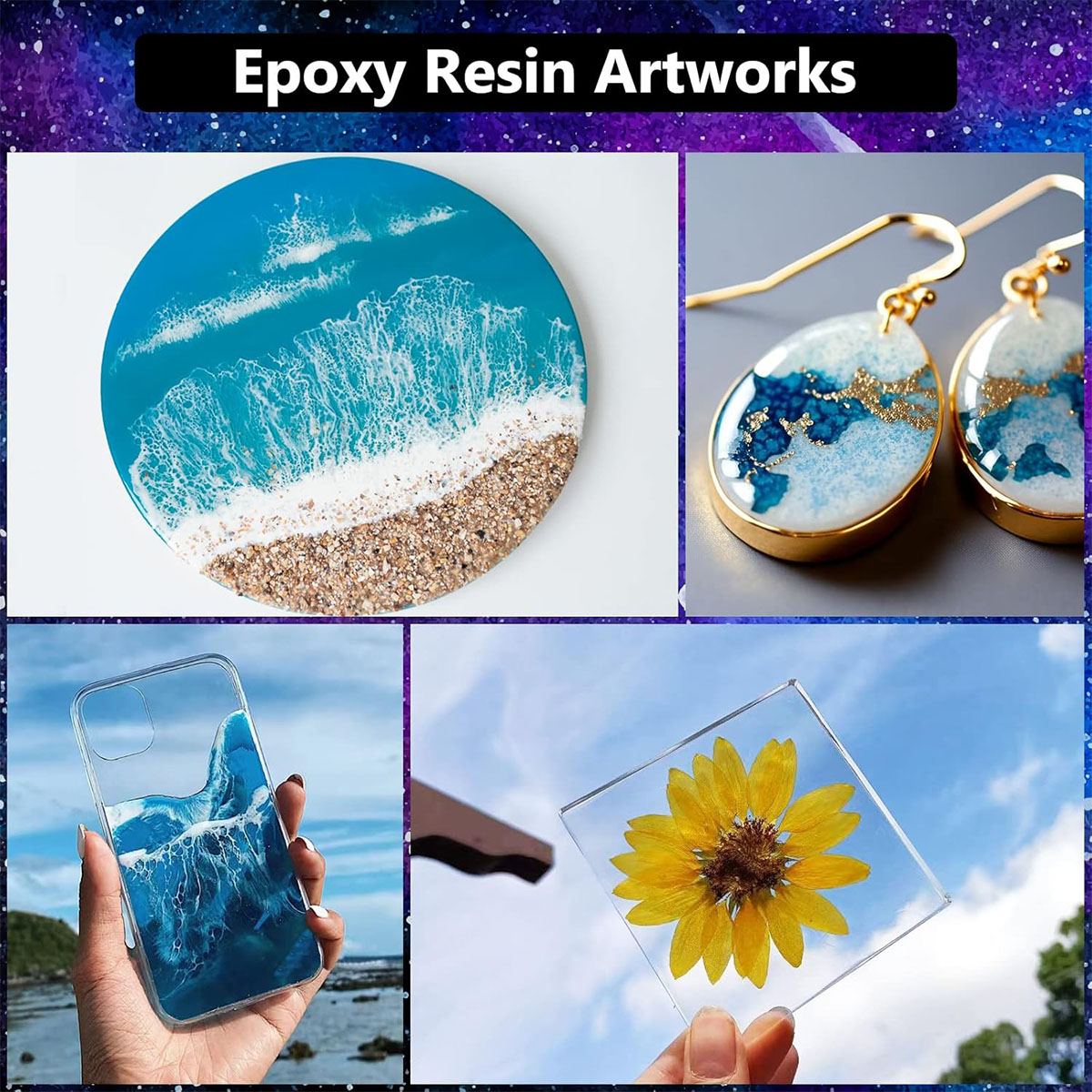 1000ml Kit Resin Epoksi Krista - Resin Art And Jewelry ulasan dan harga